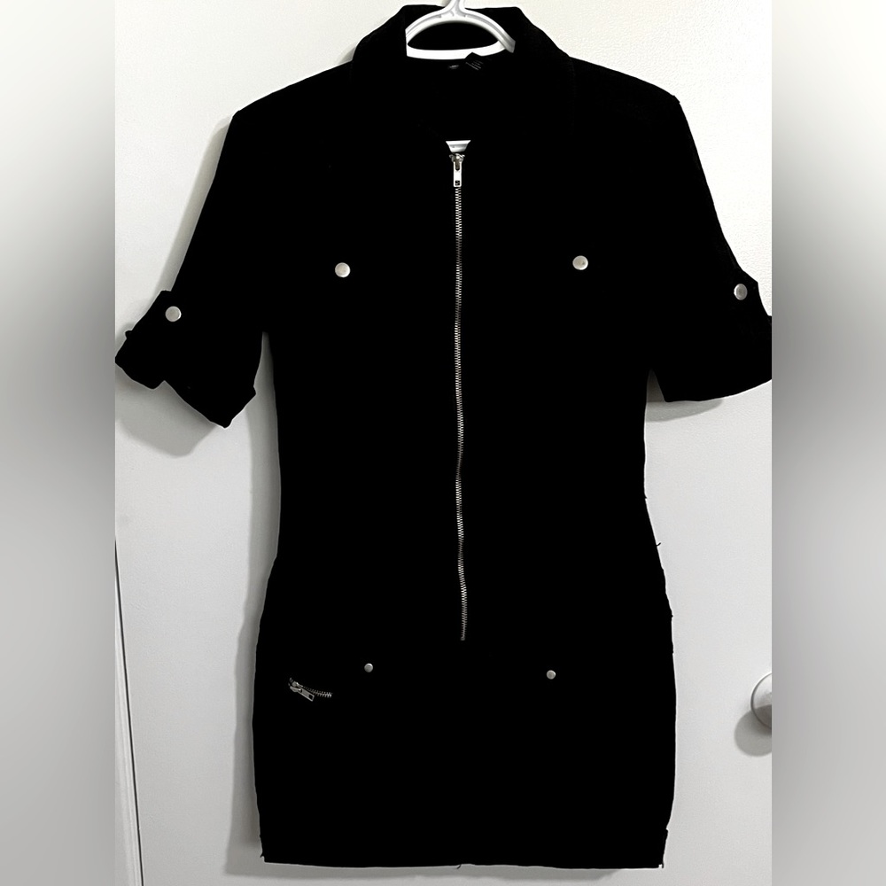 Seduction dress. Size S. Black with silver hardware.